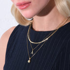 Letter A Charm Solid Gold