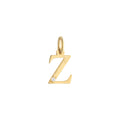 Letter Z Charm Solid Gold