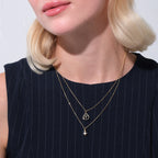 North Star Charm Solid Gold
