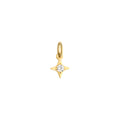 North Star Charm Solid Gold