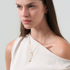 Sparkling Sun Star Pendant Solid Gold