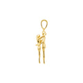 Love Pendant Solid Gold