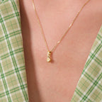 Mini Dice Pendant Solid Gold