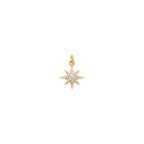 North Star Charm Solid Gold