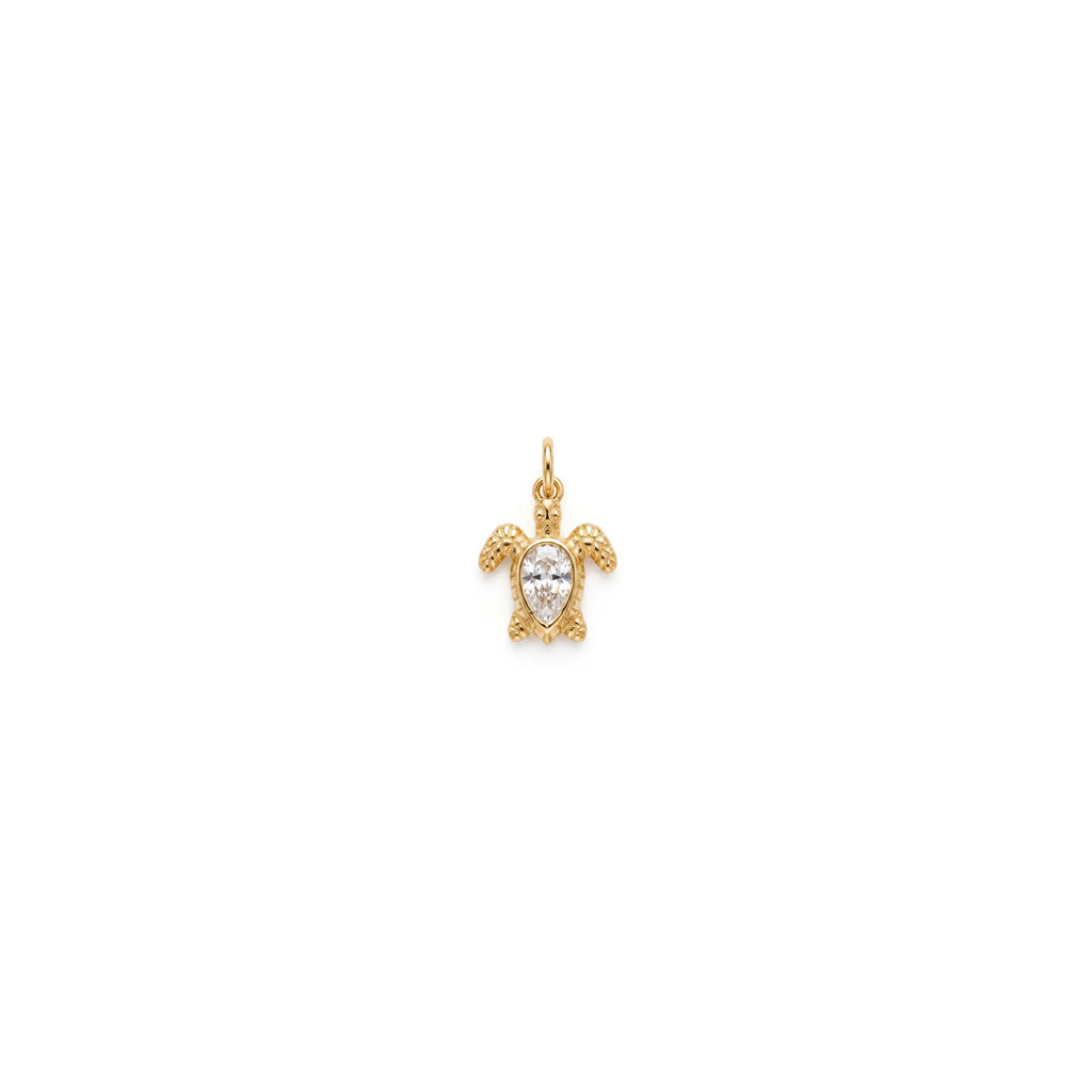 Turtle Charm Solid Gold