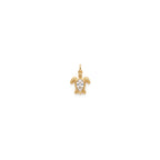 Turtle Charm Solid Gold